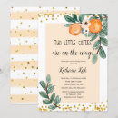Search for two little cuties invitations Are on the way