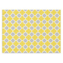 Search for yellow and grey tablecloths Pattern