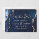 Search for blue gold save the dates Minimalist