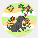 Search for black labrador stickers Retriever