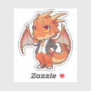Search for kawaii dragon stickers Chibi
