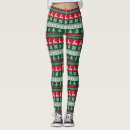 Search for ugly christmas sweater leggings Red