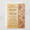 Search for lilac damask invitations Purple