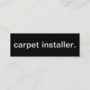 Search for carpet installation business cards Installer