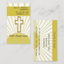 Search for hope business cards Religion