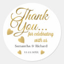 Search for white and gold stickers Typography