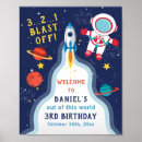 Search for rocket birthday posters Boy