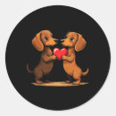 Search for dachshund valentine stickers Pink
