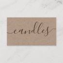 Search for candle wax business cards Handmade