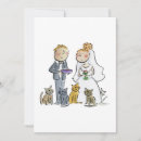 Search for cat bride and groom invitations Cats