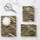 Search for gold zebra wrapping paper Animal