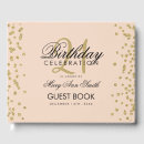 Search for 1st birthday guest books Gold