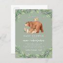 Search for deer baby postcards Watercolor greenery