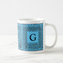 Search for graphic text mugs Blue