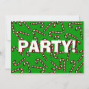 Search for candy cane invitations Green