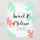 Search for monstera leaf birthday invitations Luau