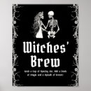 Search for black white witch posters Skeleton