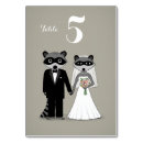 Search for bride and groom table cards Number