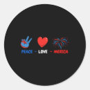 Search for i love america stickers 1776