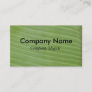 Search for banana leaf business cards Tropical