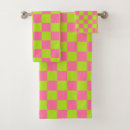Search for pink green bath towels Squares