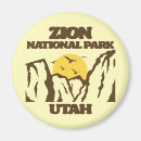 Search for zion national park magnets Retro