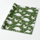 Search for dinosaur christmas wrapping paper Funny