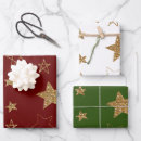 Search for star christmas wrapping paper Glitter