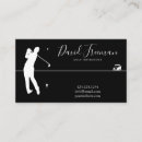 Search for swing business cards Golfer
