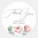 Search for roses bridal shower stickers Script typography