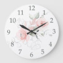 Search for blush pink floral clocks Boho