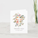 Search for girl baptism thank you cards Watercolor