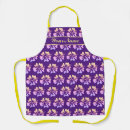 Search for purple flower pattern aprons Colorful