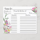 Search for bridal shower request recipe cards Recipe for the bride