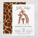 Search for giraffe baby shower invitations Minimalist