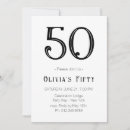 Search for glam 50th birthday invitations Fifty