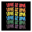Search for gay pride posters Love is love