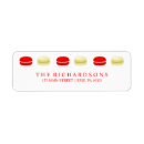 Search for macaron return address labels French