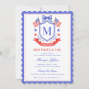 Search for patriotic red invitations Blue