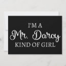 Search for pride and prejudice invitations Mr darcy