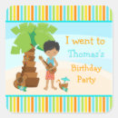 Search for birthday luau stickers Hawaii
