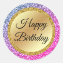 Search for colour background stickers happy birthday