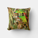 Search for green parrot cushions Exotic
