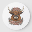 Search for highland cow clocks Cowboy