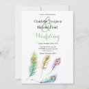 Search for watercolor peacock feather invitations Vintage