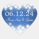 Search for magic wedding stickers Blue