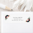 Search for red wedding return address labels Greenery