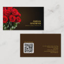 Search for red rose business cards Classy