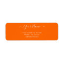 Search for self return addresses labels Chic