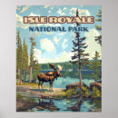 Search for vintage lake superior posters Isle royale
